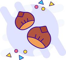 Chestnut freestyle Icon vector