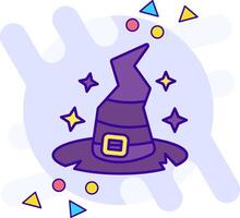 Witch hat freestyle Icon vector
