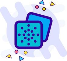 Grid dots freestyle Icon vector