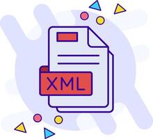 Xml freestyle Icon vector
