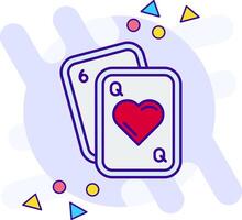 Poker freestyle Icon vector