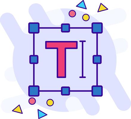 Text freestyle Icon