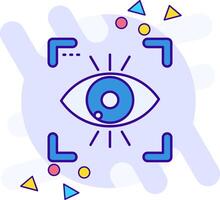 Eye freestyle Icon vector