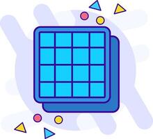 Grid freestyle Icon vector
