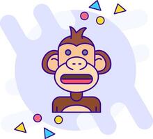 Shocked freestyle Icon vector