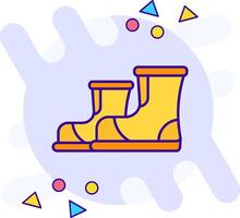 botas estilo libre icono vector