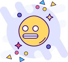 Shocked freestyle Icon vector