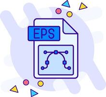 eps archivo formato estilo libre icono vector