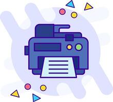 Printer freestyle Icon vector