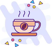 Coffee mug freestyle Icon vector