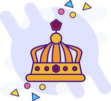 Crown freestyle Icon vector