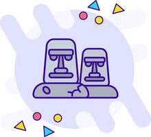 moai estilo libre icono vector