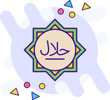 Halal freestyle Icon vector