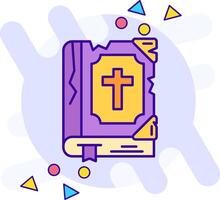 Bible freestyle Icon vector
