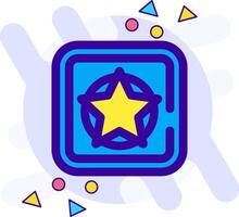 Star freestyle Icon vector