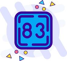 Eighty Three freestyle Icon vector