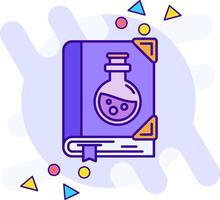 Sciene book freestyle Icon vector