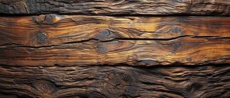 AI generated Brown wood texture. Abstract background photo