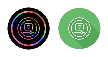 Video Record Circle Vector Icon