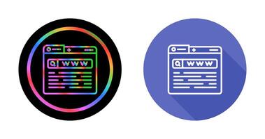 World Wide Web Vector Icon