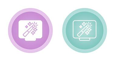 Desktop Computer Vector Icon
