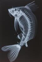 AI generated Xray of a Fish photo