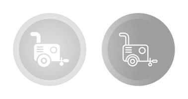 Portable air compressor Vector Icon