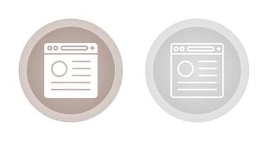 Browser Vector Icon