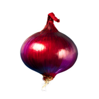 AI generated Fresh red onion isolated on transparent background png