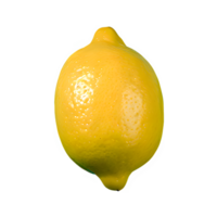 AI generated Fresh lemon isolated on transparent background png