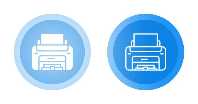 láser impresora vector icono