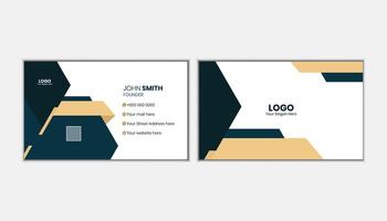 Business Card Template Collection free Vector. vector