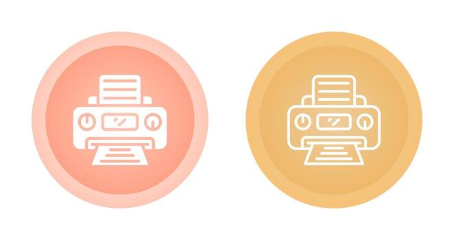 icono de vector de impresora