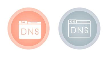 Domain DNS Management Vector Icon