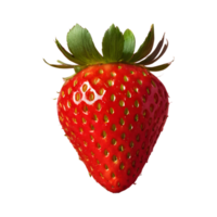 AI generated Strawberry transparent background isolated png