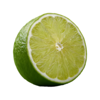 AI generated Lime fruit on transparent background isolated png