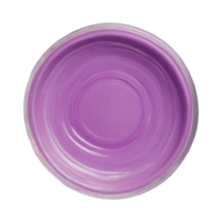 AI generated purple cream texture on transparent background isolated png