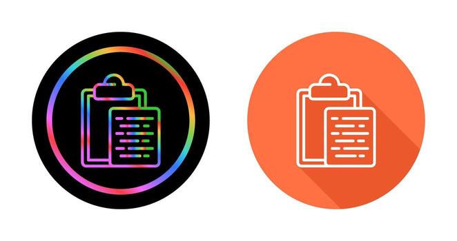 Document Paste Vector Icon