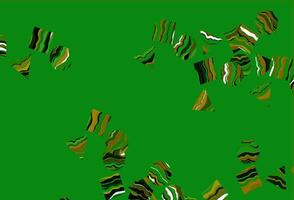 Light Green, Yellow vector template with crystals, circles, squares.