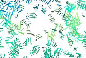 Light Green, Yellow vector template with repeated sticks.