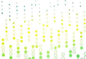 Light Green, Yellow vector template with circles.