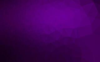 Dark Purple vector polygonal background.