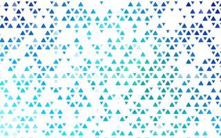 Light BLUE vector backdrop with lines, triangles.