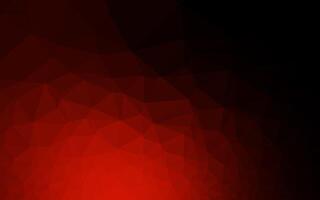 Dark Red vector abstract polygonal texture.