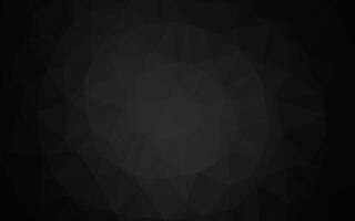 Dark Silver, Gray vector blurry triangle pattern.