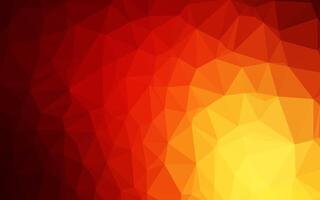 Light Red, Yellow vector low poly layout.