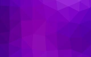 patrón poligonal de vector púrpura claro.
