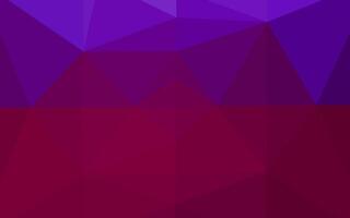 Light Purple vector polygon abstract background.