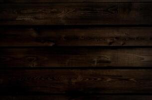 Dark brown wooden background photo