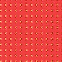 Vector seamless strawberry texture. Red pattern with berry and seeds. Close-up of strawberry. Design concept for fresh farm food label, package, wrapping.